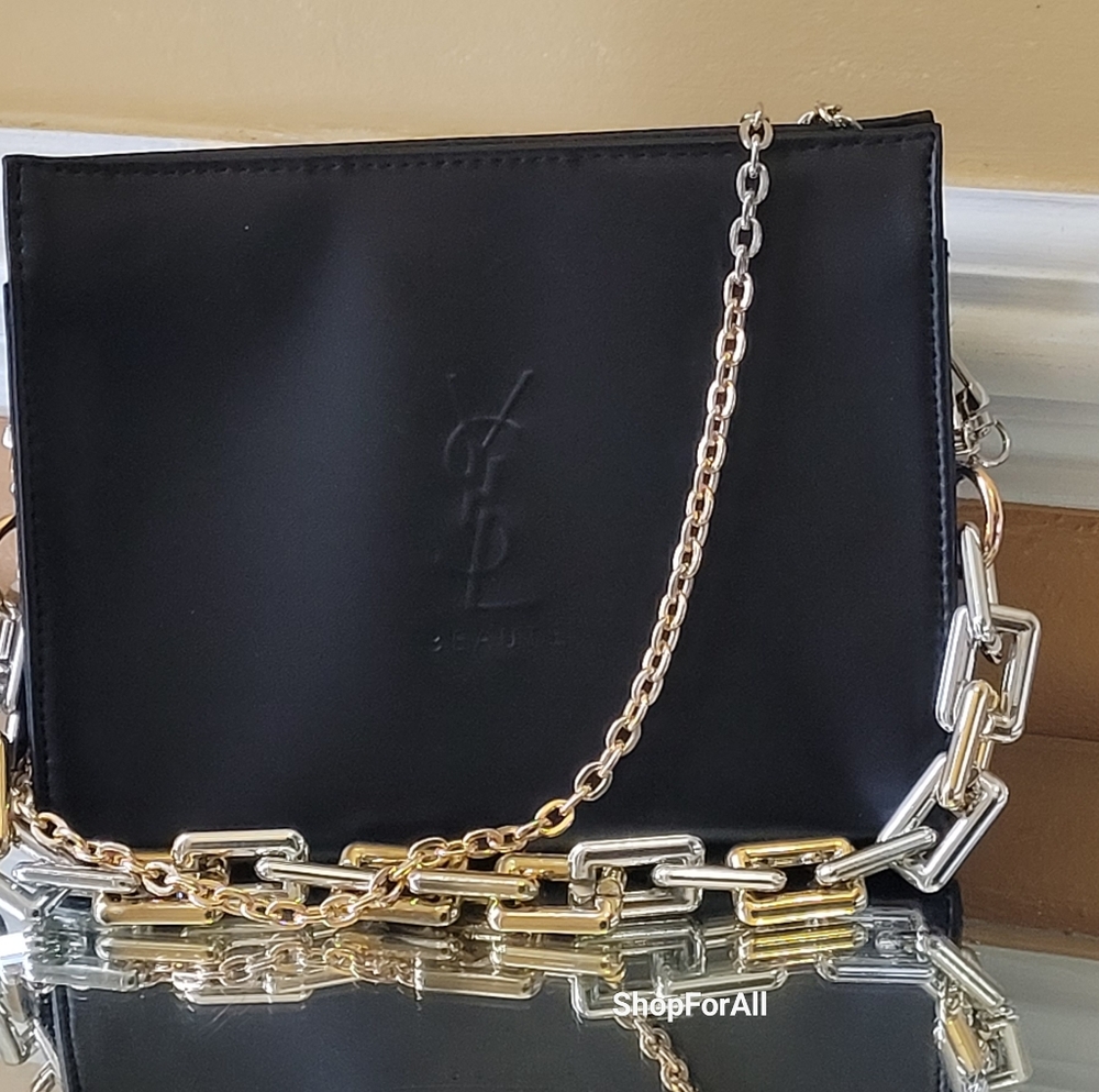 Yves Saint Laurent sliver gold crossbody - Picture 13 of 16